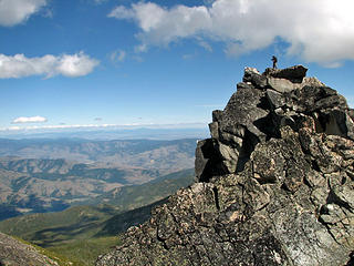 wildernessed on the summit of Ravens Roost.