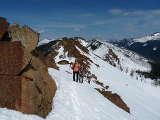 Last ridge to the summit of High Chair