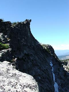 On the ridge, looking west