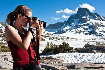 Tisha and Banner Peak