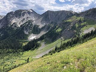 Blizzard Peak from Frosty Pass, Slate Peak, Buckskin Ridge, Frosty Pass Loop 8/12-8/19/20