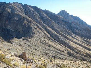 Muddy Peak seen from the saddle