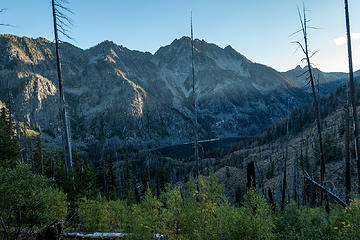 early evening light at eightmile lake