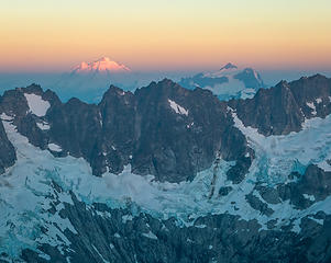 Challenger with Baker and Shuksan behind