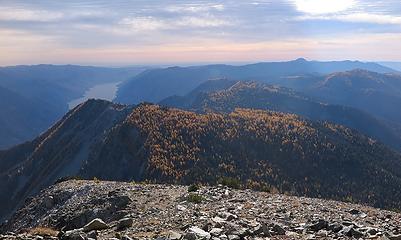 Looking back at all of yesterday's peaks