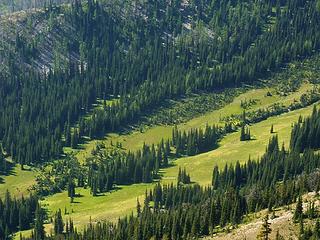 Basin below PCT