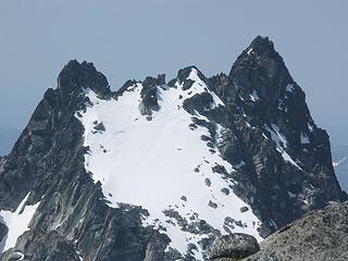 Argonaut Peak. Note the climber descending on the lower left.