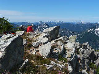 Don Identifying peaks on Treen summit