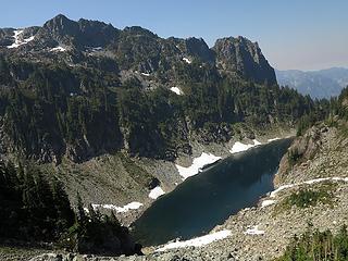 Descending to Gunn Lake