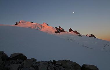 Challenger Sunrise Moon, 5:28am