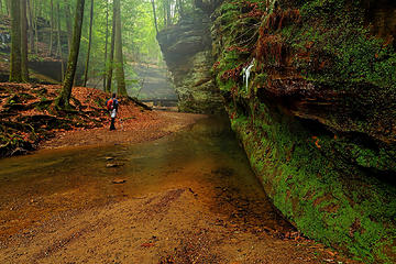 6- GaliWalker in Old Man's Creek gorge (selfie)