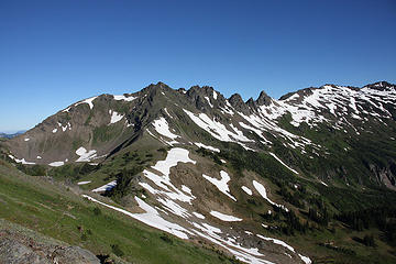 Ladies Peak and Snowgrass Mountain