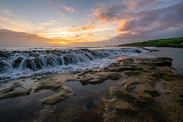 Salt Pond Beach (Kauai) sunset