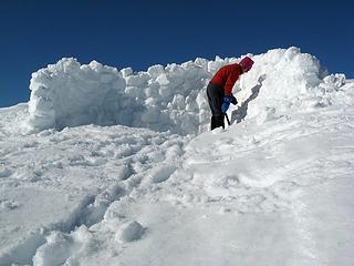 Mike constructing Fortress Torok