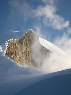 At the crater