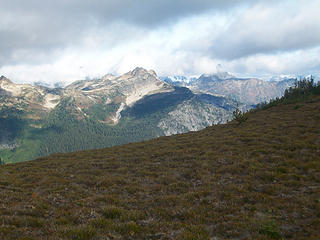 Looking North to a sea of peaks