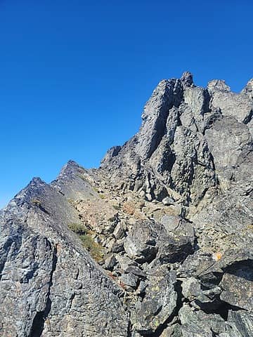 typical terrain on the Mt. Mystery ridge. Cool stuff