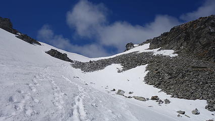 Hiking up to Wye Pass