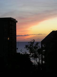 Kahana Falls Sunset