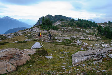 almost back to the tarns