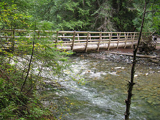 Bridge across Canyon Creek at Guard Station