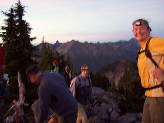 The group head down