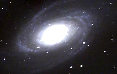 M81 is one of the nearest galaxies at about 12 million light years. It is not a member of the 'local group' around the Milky Way.