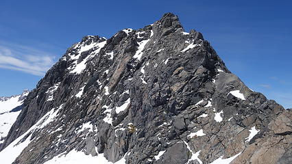 Mount Talbot summit ridge...much harder when snowy