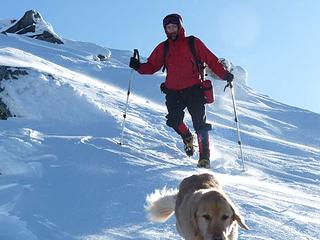 Gus and Matt de-summiting