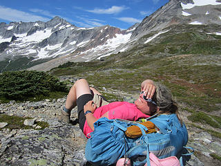 Sahale Glacier camp overnight 021