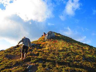 rob nearing the summit of Portal