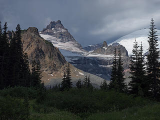 Little Tahoma from Summerland land