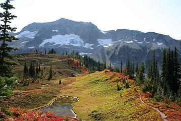 Chiwawa Peak and the route back