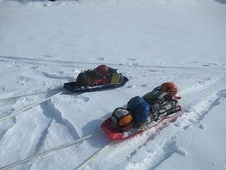 the sleds