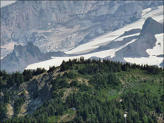 Telephoto Of Tolmie Lookout from Florence Peak, 8.1.09.