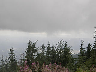 View from viewspot just before final gate on East Tiger spur.