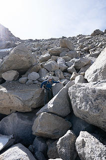 huge loose boulders