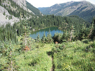 Silver Lake from ridge way trail