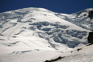 Emmons climbing route, Corridor left