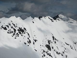 a ragged looking ridge