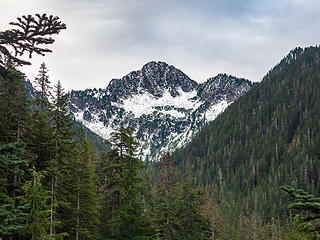 K9 from the approach trail near the trailhead