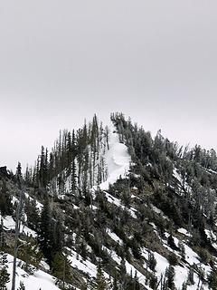 7100' plus highpoint along Four Mile Ridge