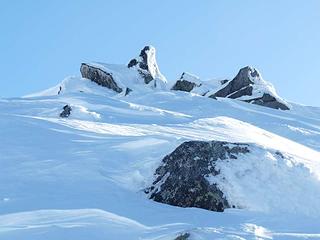 Summit of Hidden Lake Peaks