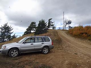 I walked the last 20' up Hoodoo.