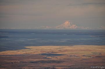 Mt. Redoubt over Palmer, from Lazy Mountain