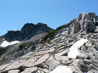 Getting close to the summit of Big Snow Mtn. 8.13.06.