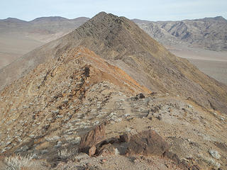 back over the east butte