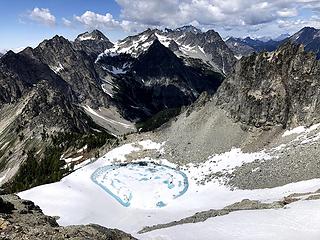 The unnamed lake.  Cousin of Gloomy Lake?