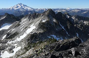 Looking from 7140 North to 7140 South, with Glacier