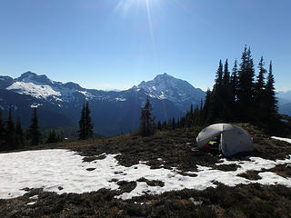 Crater & Jack from camp